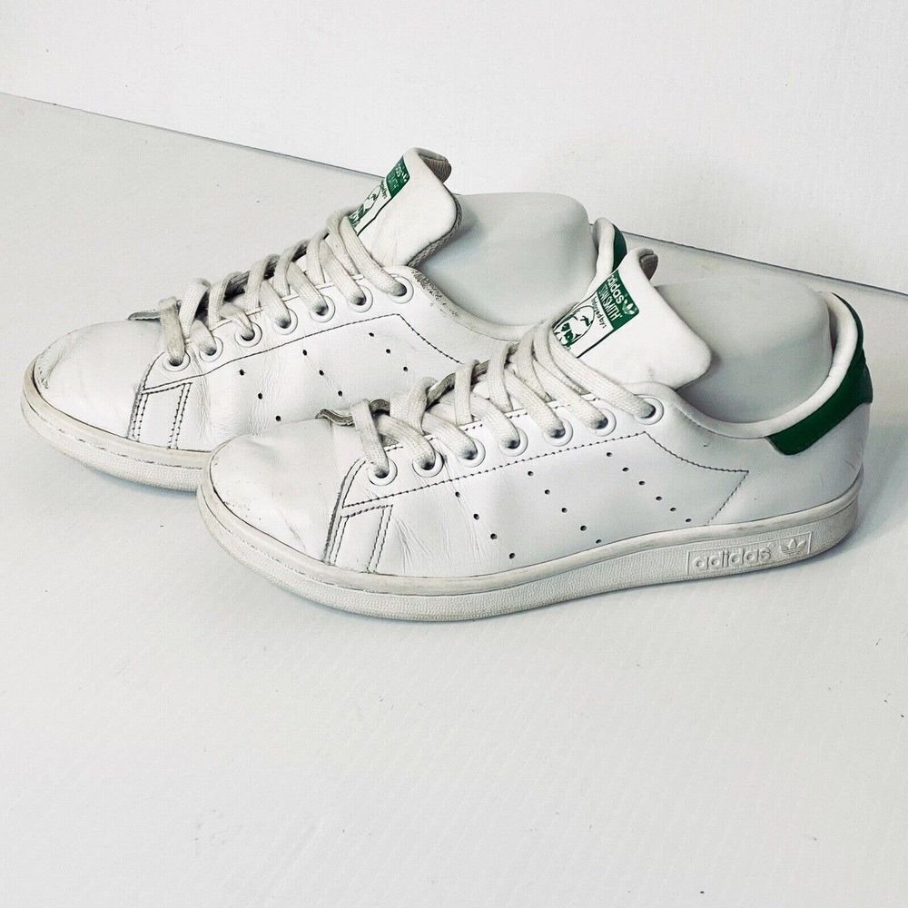 Size 6.5 - Women's Adidas Stan Smith White Green